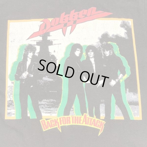 画像2: ▲買取品▲ DOKKEN ドッケン BACK FOR THE ATTACK ツアー ヴィンテージTシャツ (2)