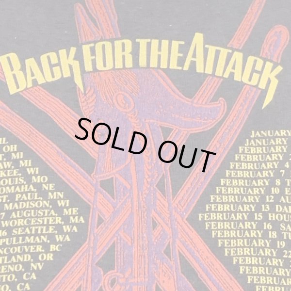 画像7: ▲買取品▲ DOKKEN ドッケン BACK FOR THE ATTACK ツアー ヴィンテージTシャツ (7)