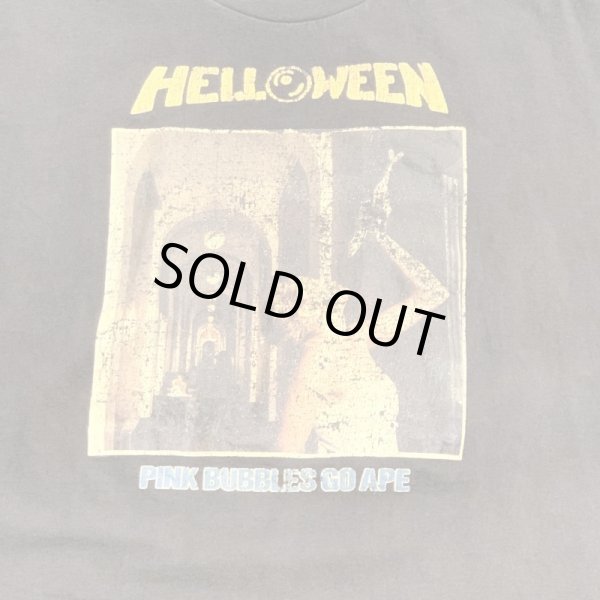 画像2: ▲買取品▲ HELLOWEEN  PINK BUBBLES GO APE ヴィンテージ Tシャツ (2)