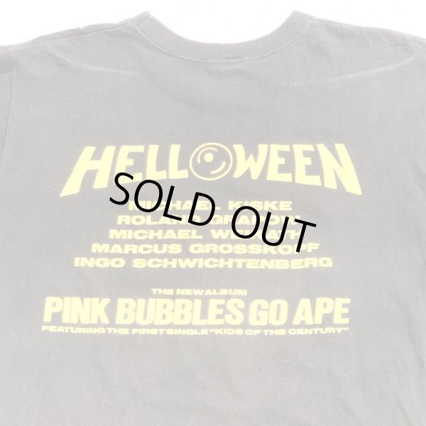 画像4: ▲買取品▲ HELLOWEEN  PINK BUBBLES GO APE ヴィンテージ Tシャツ (4)