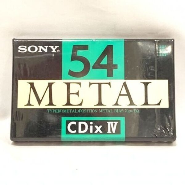 画像1: ▲買取品▲ SONY 54 METAL CDix IV METAL(メタルテープ) カセットテープ (1)
