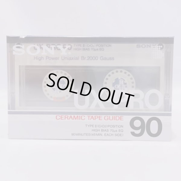 ▲買取品▲ SONY UX-PRO 90 CERAMIC TAPE GUIDE TYPEII (ハイポジション) カセットテープ