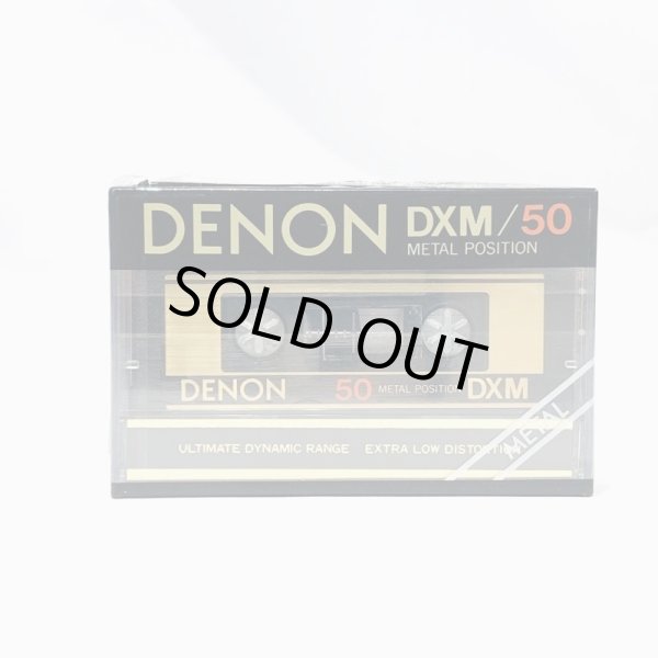 画像1: ▲買取品▲ DENON DXM MRTAL POSITION 50 (メタルポジション) カセットテープ (1)