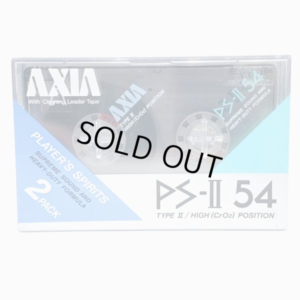 画像1: ▲買取品▲ AXIA PS-II 54 TYPEII HIGH POSITION 2PACK (ハイポジション) カセットテープ (1)