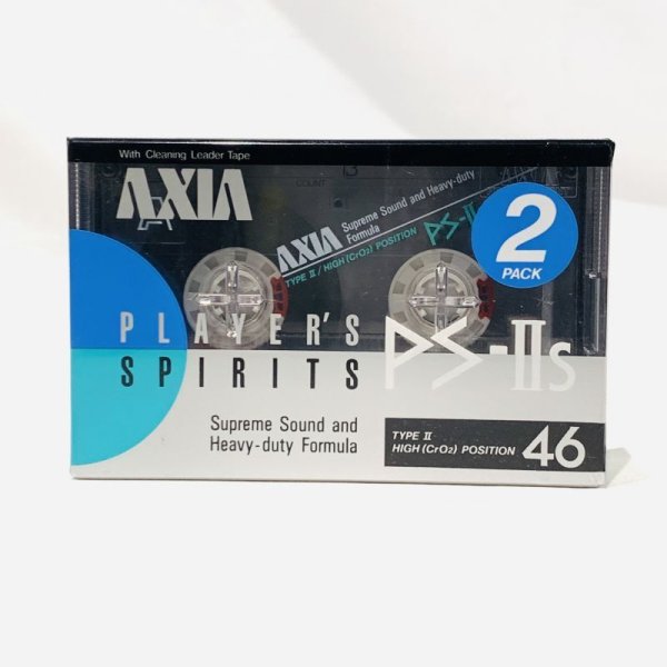 画像1: ▲買取品▲ AXIA PS-IIs 46 TYPEII HIGH POSITION 2PACK (ハイポジション) カセットテープ (1)