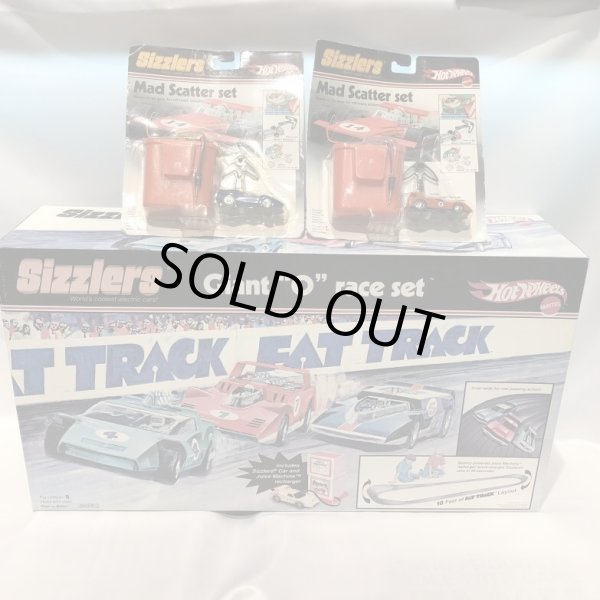 画像1: ▲買取品▲ Hot Wheels / Sizzlers Giant “O” race set ホットウィール シズラーコースセット+専用ミニカー2台 (1)