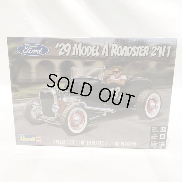 画像1: ▲買取品▲ レベル 1/25 フォード `29モデル ロードスター 2 in 1 Revell Ford `29 Model A Roadstar 2`n1 (1)