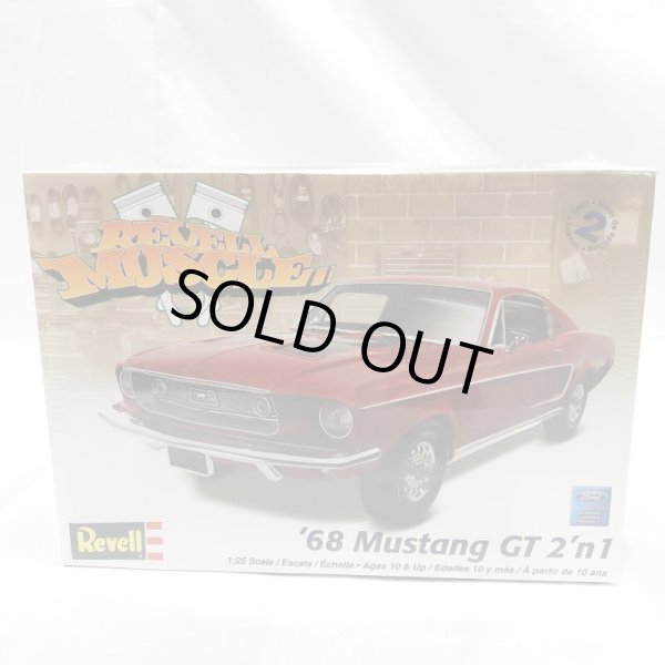 画像1: ▲買取品▲ レベル マッスル 1/25 `68 マスタング GT 2 in 1 Revell Muscle `68 Mustang GT 2`n1 (1)