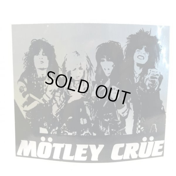 画像1: 値下げ！▲買取品▲ Mötley Crüe モトリー・クルー 当時物 メタリックステッカー (1)