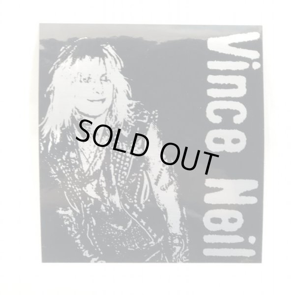 画像1: 値下げ！▲買取品▲ Mötley Crüe Vince Neil モトリー・クルー ヴィンス・ニール 当時物 メタリックステッカー (1)