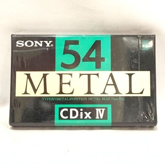 ▲買取品▲ SONY 54 METAL CDix IV METAL(メタルテープ) カセットテープ