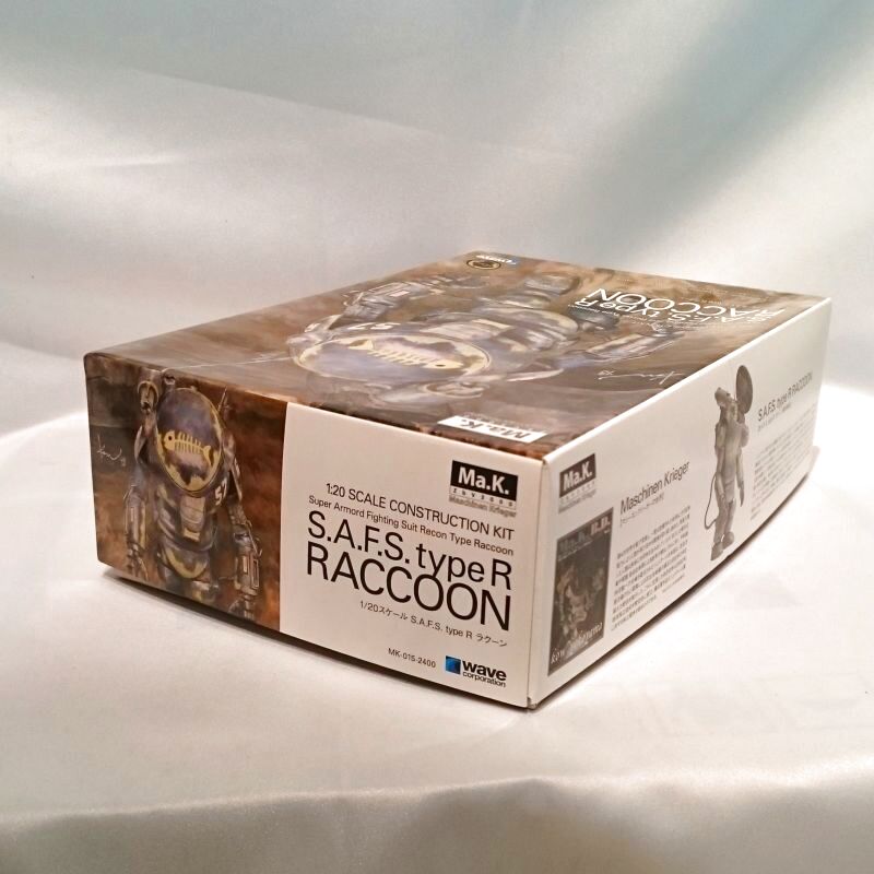 WAVE 1/20 マシーネンクリーガー RACCOON ラクーン 完成品 WAVE 1⁄20 RACCOON 製作１ \u2013 マシーネンのすみっこ